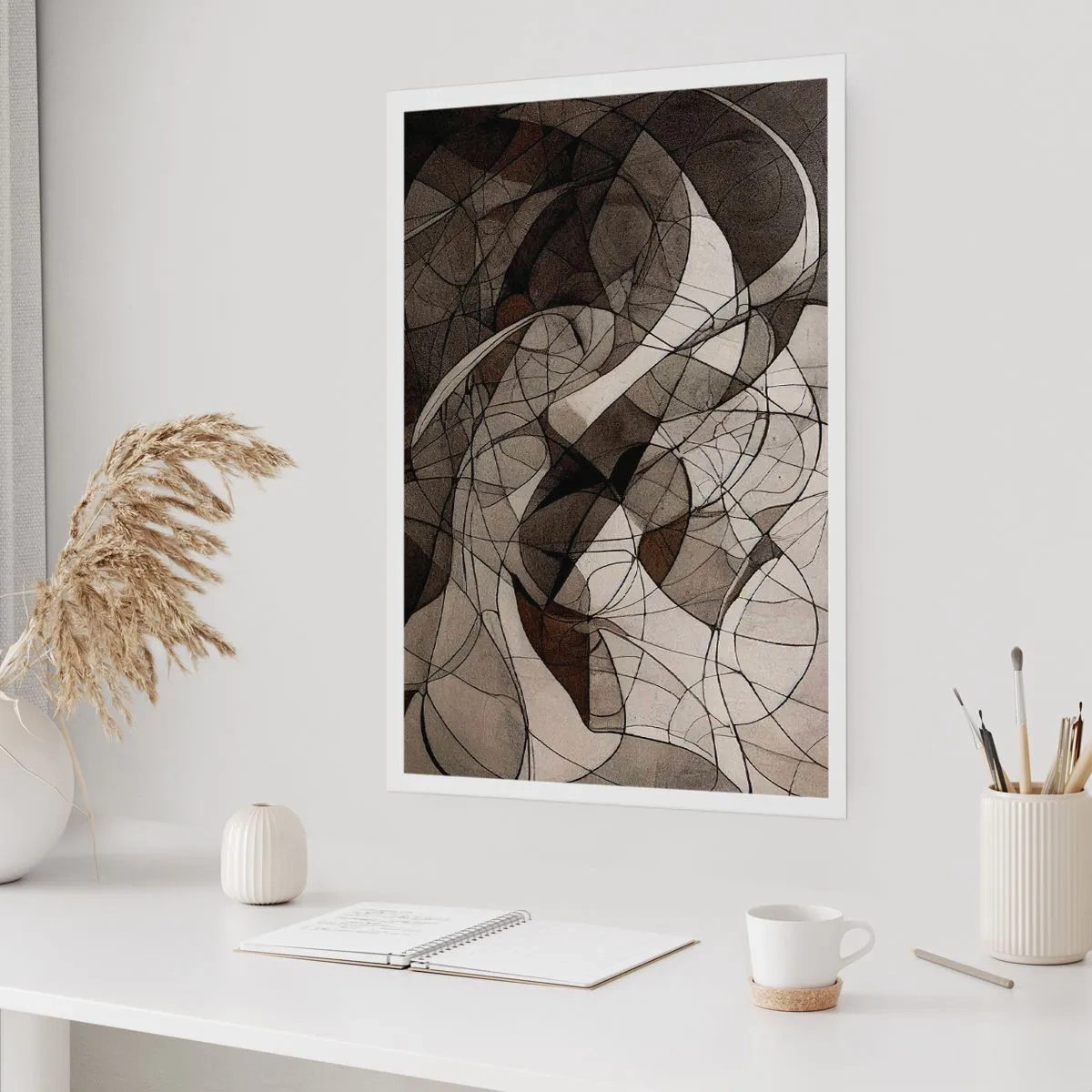 Poster - Zirkulation von Erdfarben - 61x91 cm