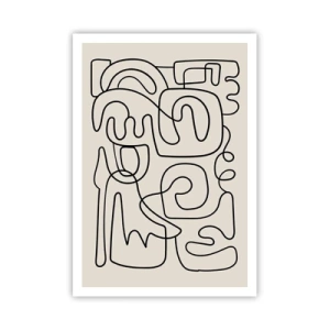 Poster - Folge der Spur - 70x100 cm