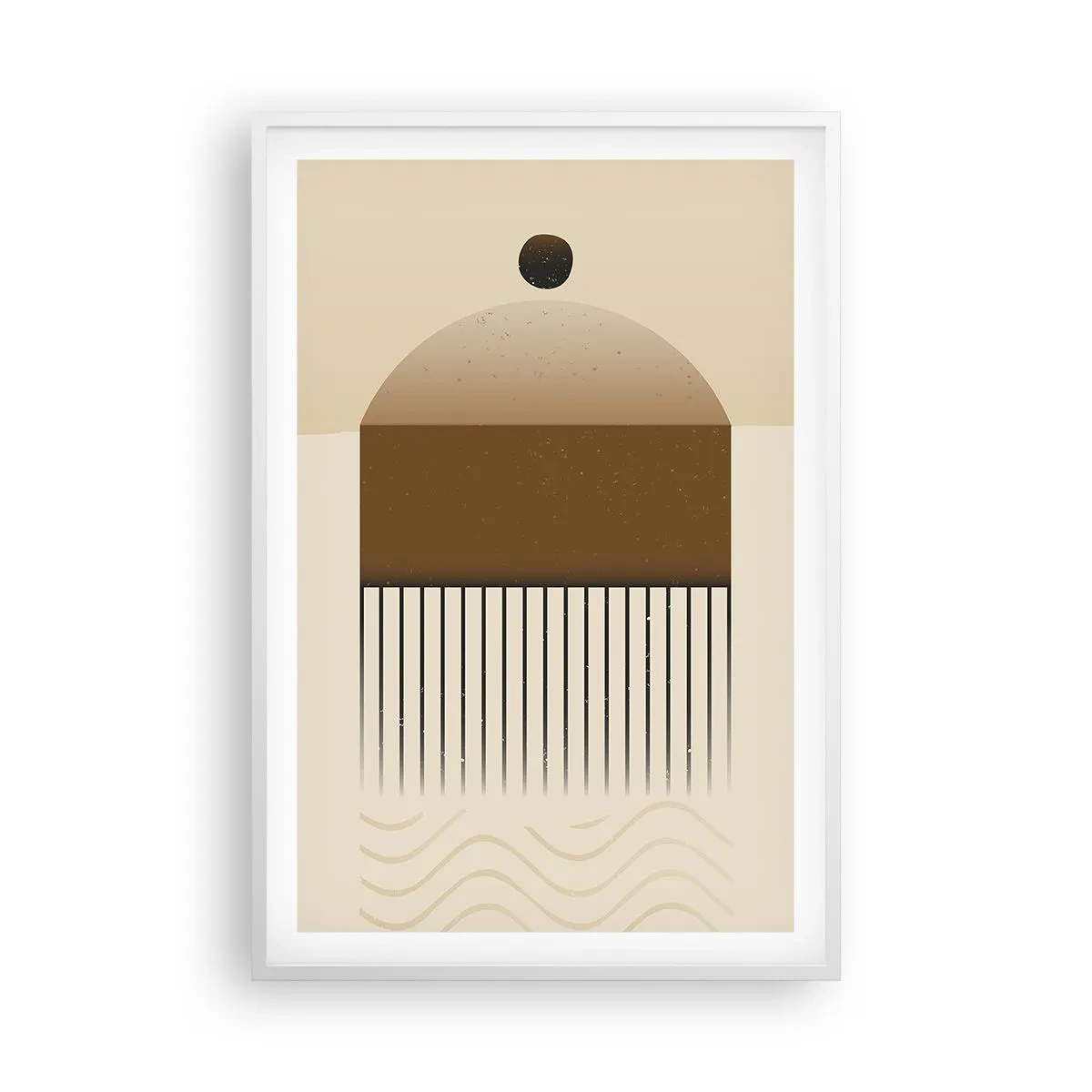 Poster in einem weißen Rahmen - Verschiedene Staaten - 61x91 cm