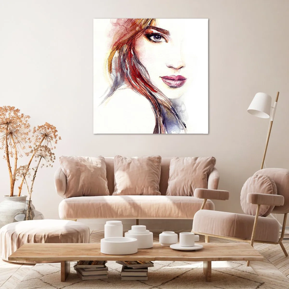 Bild auf Leinwand - Leinwandbild - Vademecum - folge mir - 70x70 cm