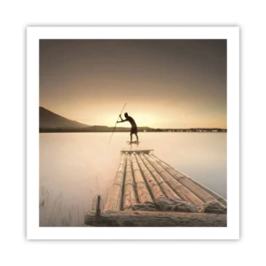 Poster - Vor dem schlafen gehen - 60x60 cm