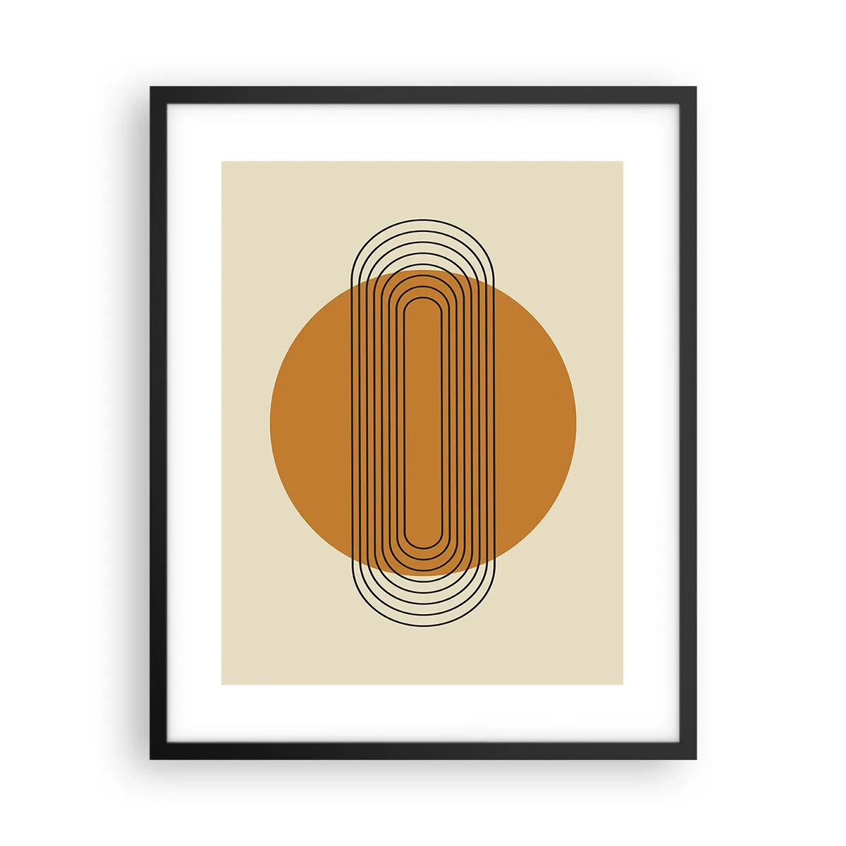 Poster in einem schwarzem Rahmen - Perfekter Plan - 40x50 cm