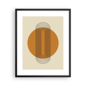 Poster in einem schwarzem Rahmen - Perfekter Plan - 40x50 cm