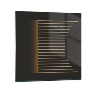 Glasbild - Bild auf glas - Die Dunkelheit erkunden - 30x30 cm