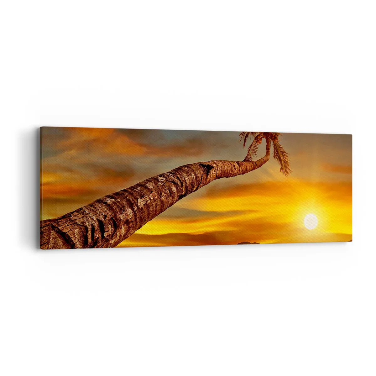 Bild auf Leinwand - Leinwandbild - Exotischer Urlaub, karibisches Abenteuer - 90x30 cm