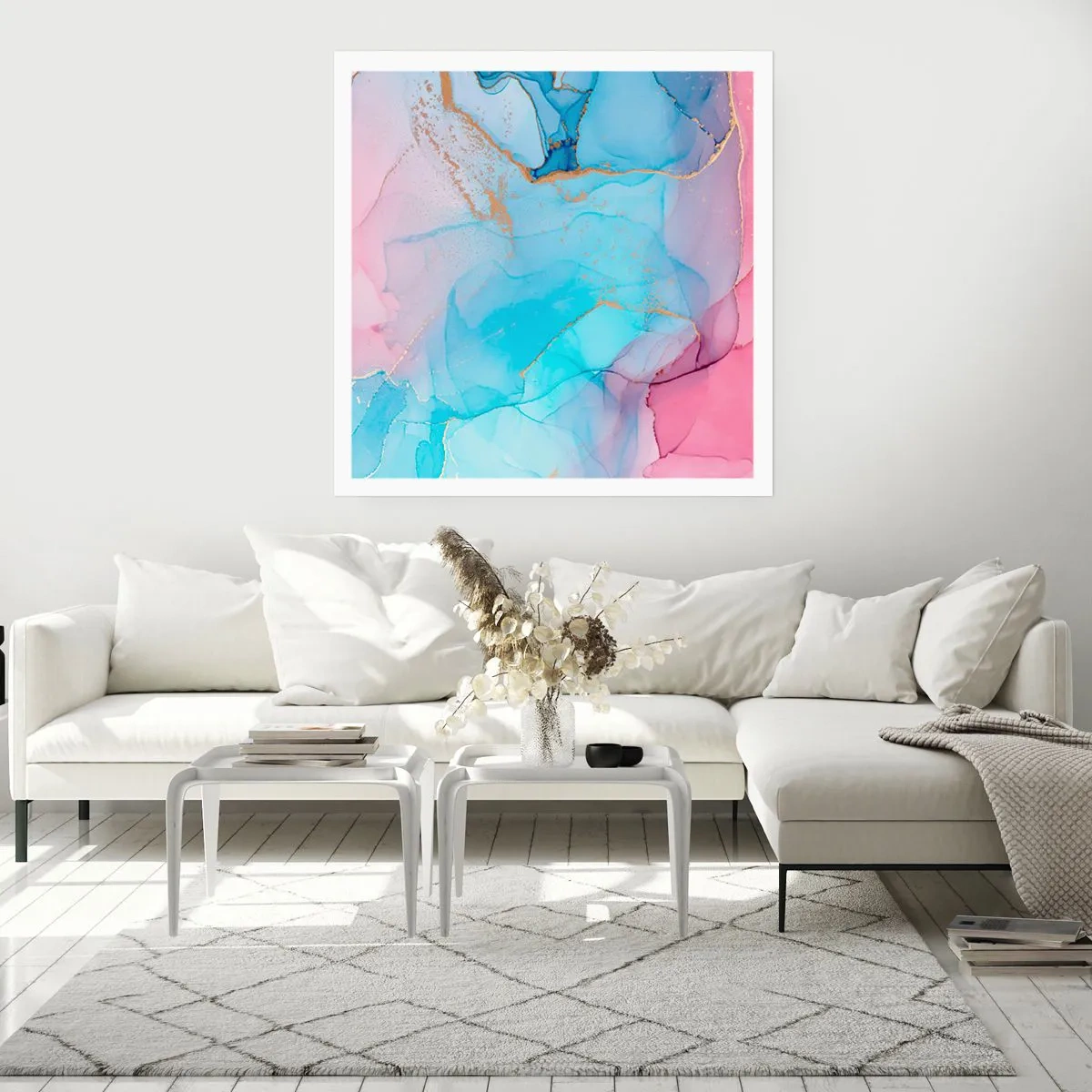 Poster - Begegnung und Durchdringung - 30x30 cm