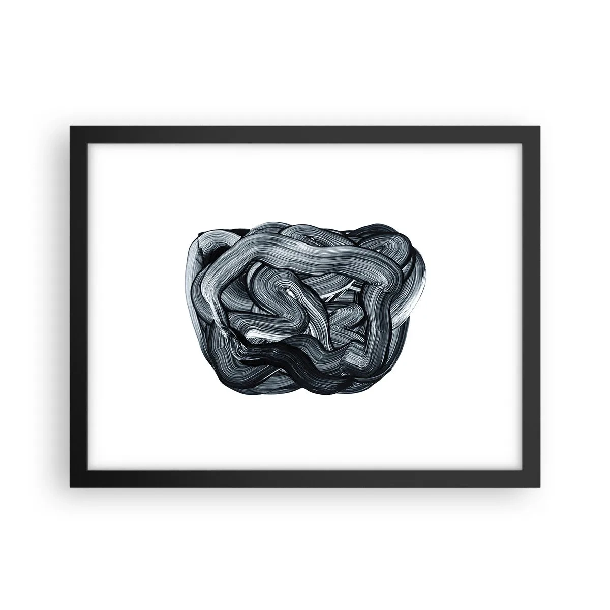 Poster in einem schwarzem Rahmen - Es ist nicht so einfach - 40x30 cm