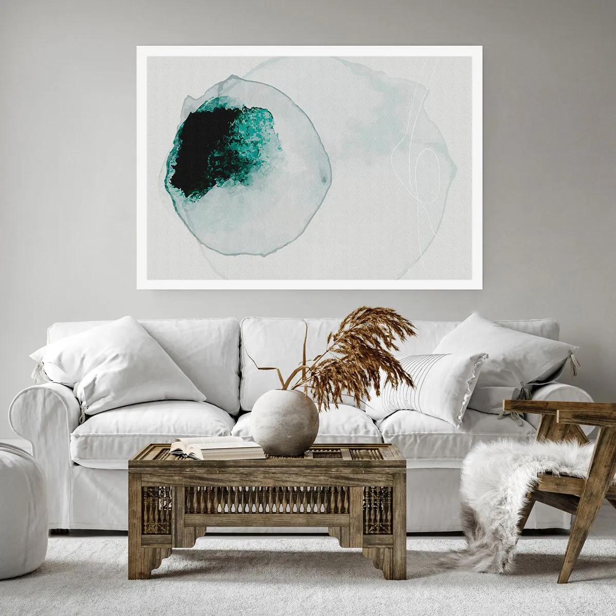 Poster - In einem Tropfen Wasser - 40x30 cm