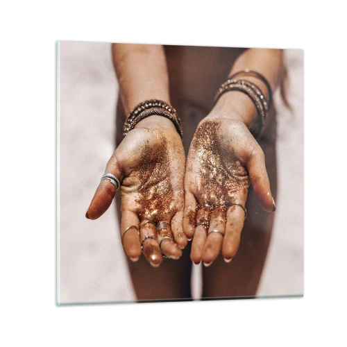 Glasbild - Bild auf glas - Ein Geschenk für dich - 40x40 cm