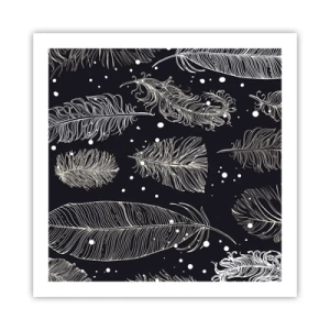 Poster - Gefiederte Spitze - 60x60 cm