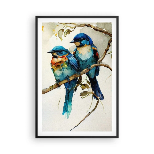 Poster in einem schwarzem Rahmen - War er beleidigt? - 61x91 cm