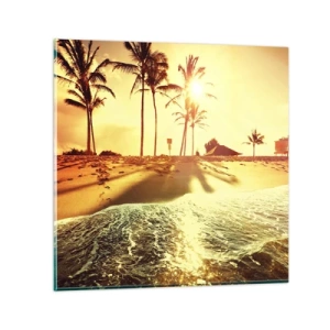 Glasbild - Bild auf glas - Kalifornien am Nachmittag - 70x70 cm