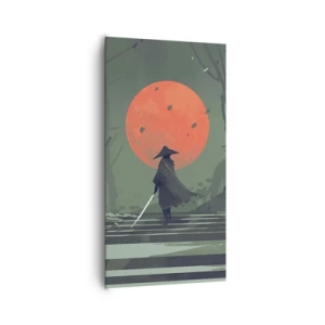 Bild auf Leinwand - Leinwandbild - Krieger des Roten Mondes - 65x120 cm