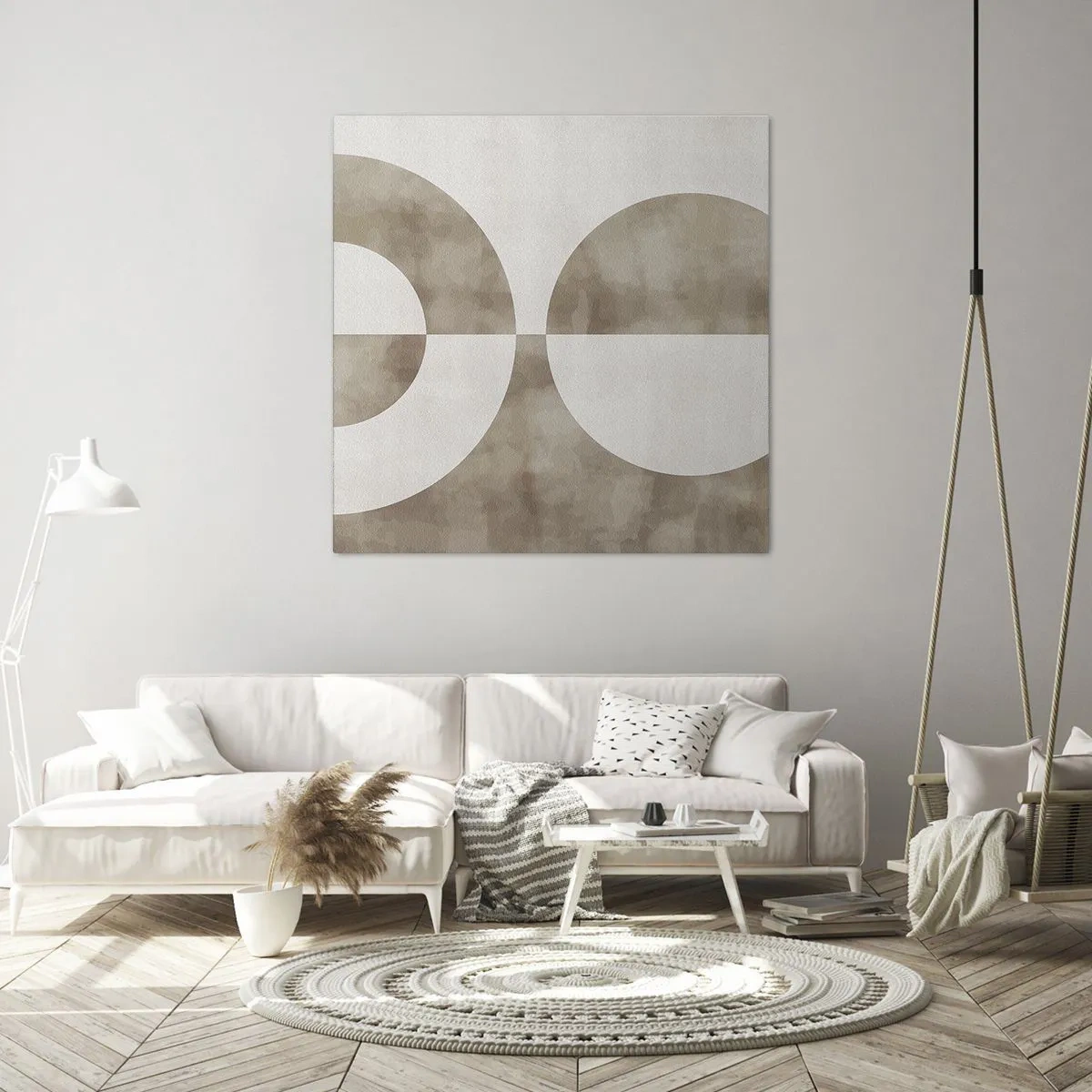 Bild auf Leinwand - Leinwandbild - Ähnlichkeiten und Unterschiede - 40x40 cm