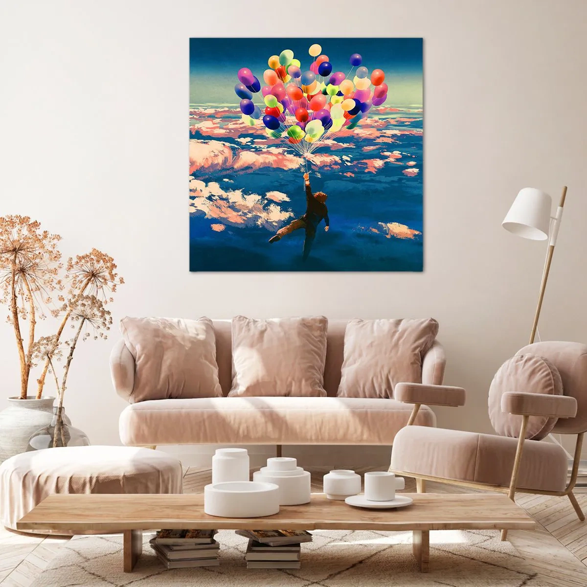 Bild auf Leinwand - Leinwandbild - Ein Kindheitstraum wird wahr - 70x70 cm