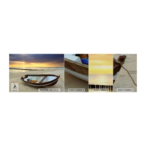 Fototapeten Muster Premium Sand - Es gibt keine schöneren Strände - Landschaft, Meer, Strand - 100x30 cm