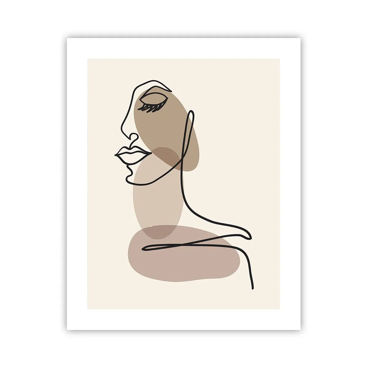 Poster - Eine gewisse Linie der Schönheit - 40x50 cm