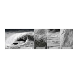 Fototapeten Muster Premium Sand - Wut des Ozeans - Meer, Ozean, Hohe Welle - 100x30 cm
