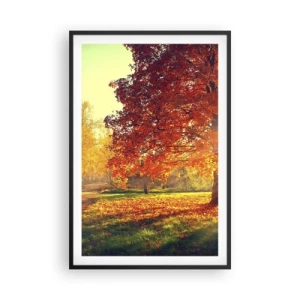 Poster in einem schwarzem Rahmen - Unhöflich ist schön - 61x91 cm