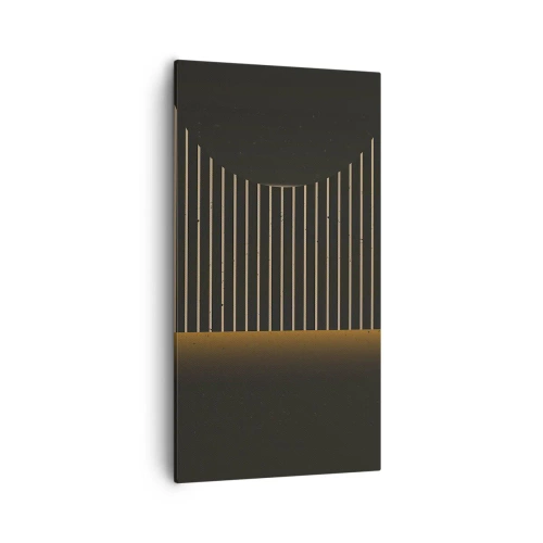 Bild auf Leinwand - Leinwandbild - Die Dunkelheit erkunden - 55x100 cm