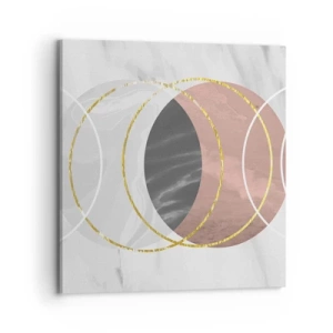 Bild auf Leinwand - Leinwandbild - Musik der Sphären - 70x70 cm