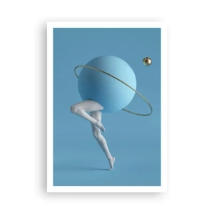 Poster - Und die Planeten spielen verrückt - 70x100 cm