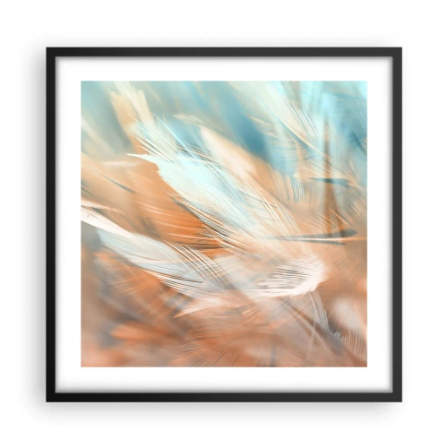 Poster in einem schwarzem Rahmen - Im Land der Sanftmut - 50x50 cm