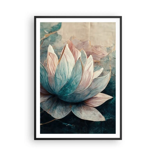 Poster in einem schwarzem Rahmen - Seesterne - 70x100 cm