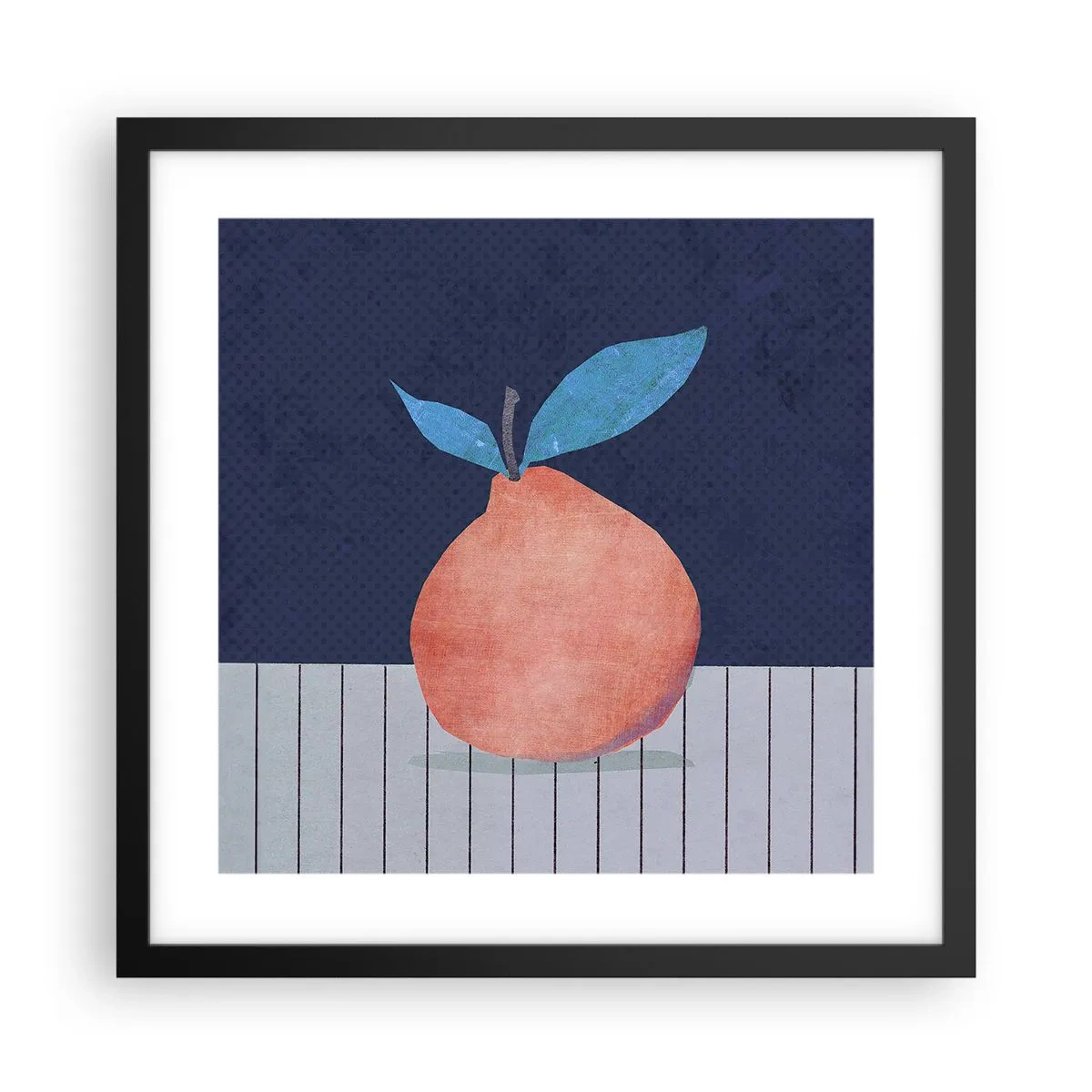 Poster in einem schwarzem Rahmen - Konvexität und Ebene - 40x40 cm