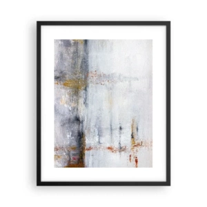 Poster in einem schwarzem Rahmen - Hinter dem Luftvorhang - 40x50 cm