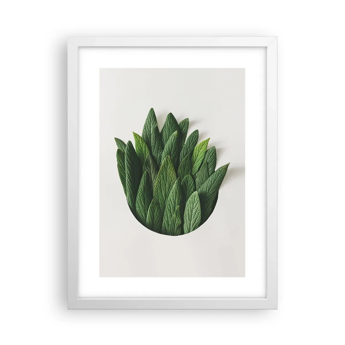 Poster in einem weißen Rahmen - Ungebremste Neugier - 30x40 cm