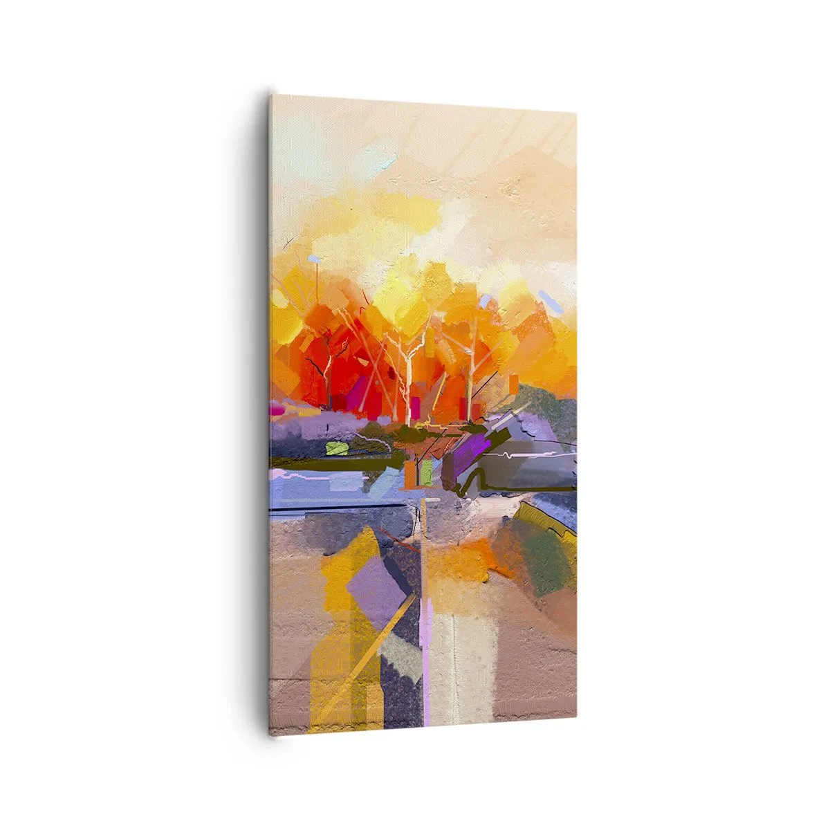 Bild auf Leinwand - Leinwandbild - Der Herbst ist geworden - 65x120 cm