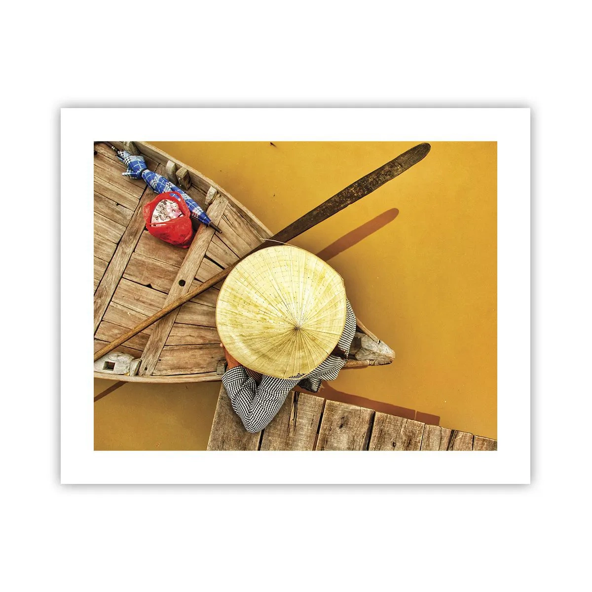 Poster - Leben am Gelben Fluss - 50x40 cm