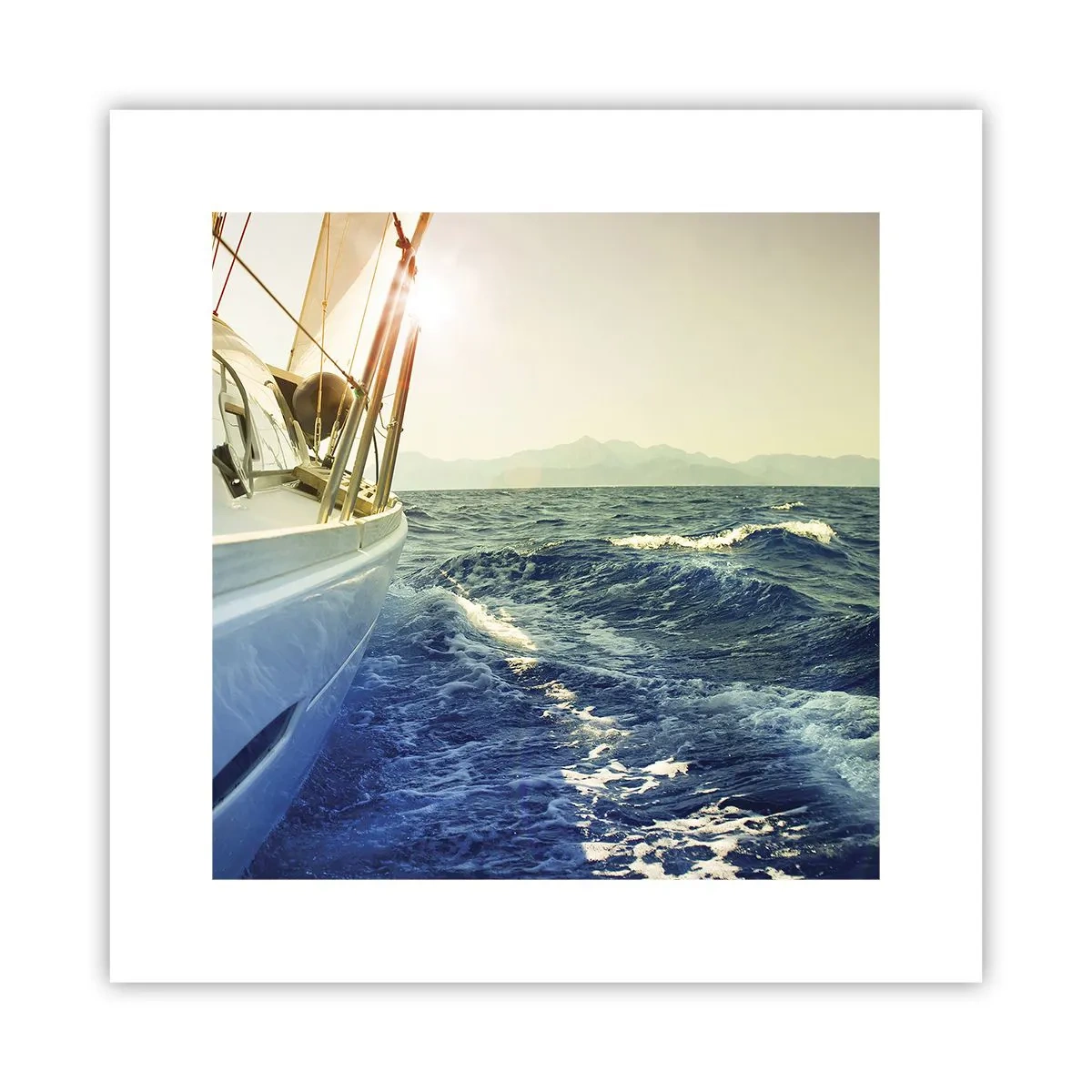 Poster - Auf ins Abenteuer - 30x30 cm