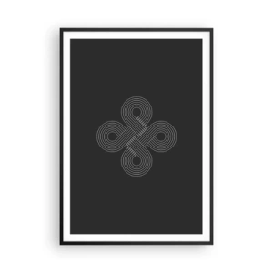 Poster in einem schwarzem Rahmen - Im keltischen Geist - 70x100 cm