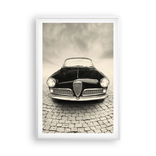 Poster in einem weißen Rahmen - Man muss mich einfach lieben - 61x91 cm