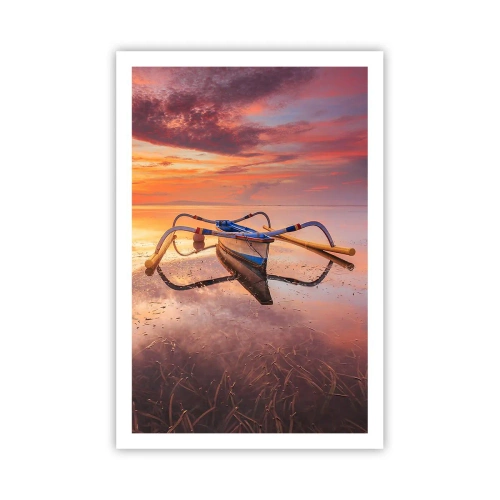 Poster - Die Ruhe eines tropischen Abends - 61x91 cm