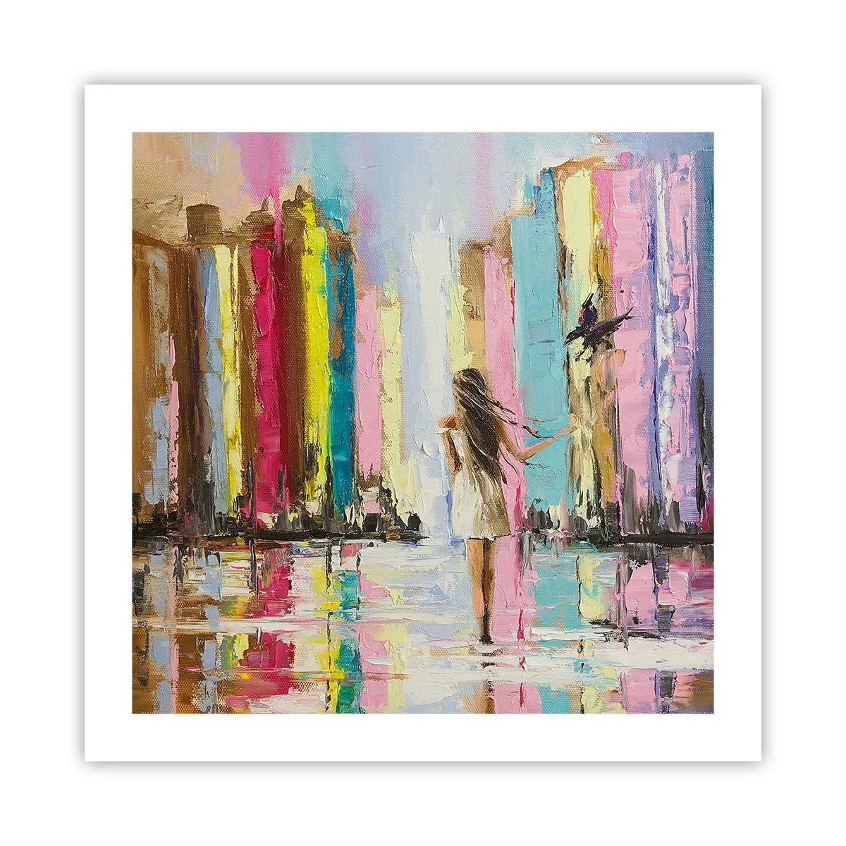 Poster - Folge mir - 50x50 cm