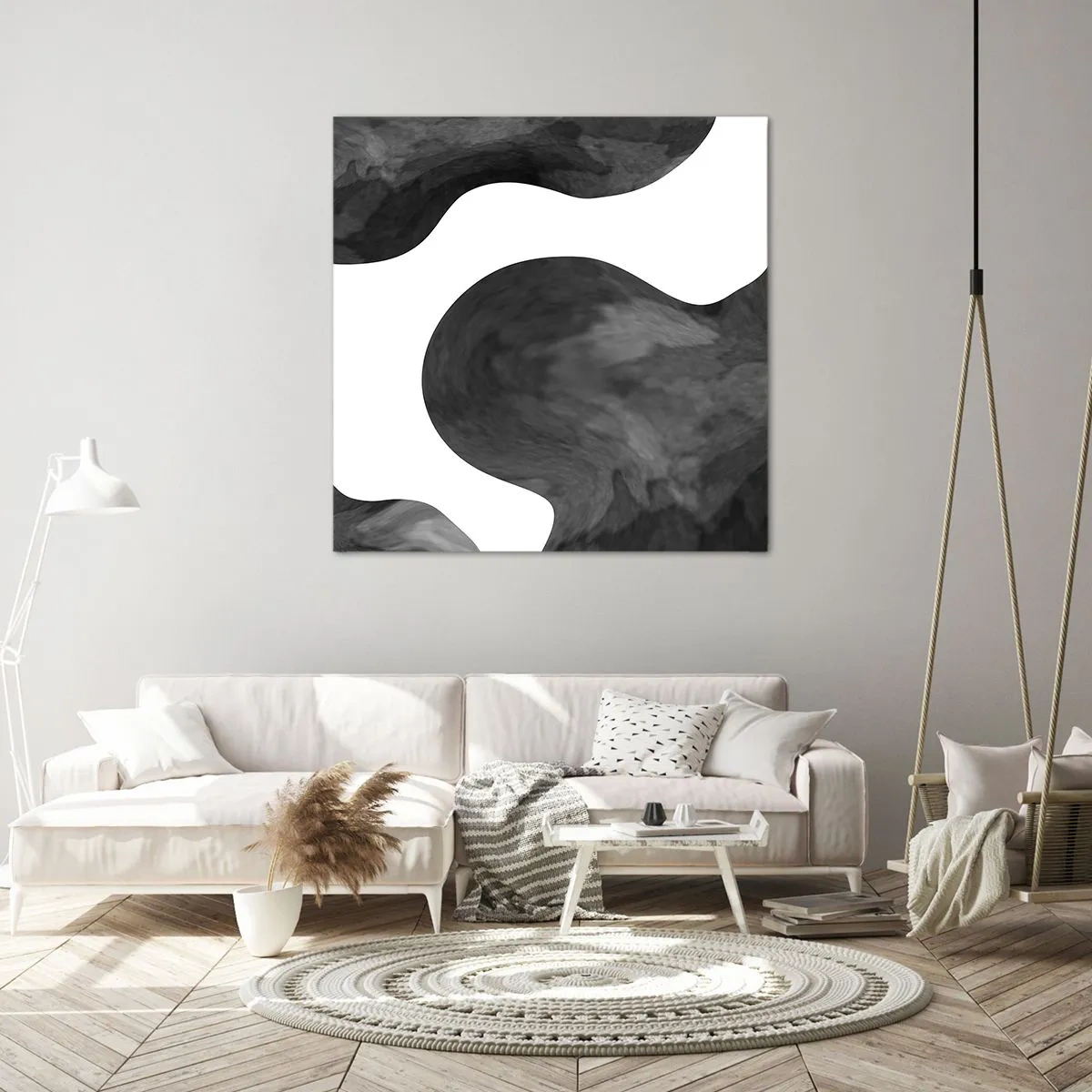 Bild auf Leinwand - Leinwandbild - Milchstraße - 30x30 cm