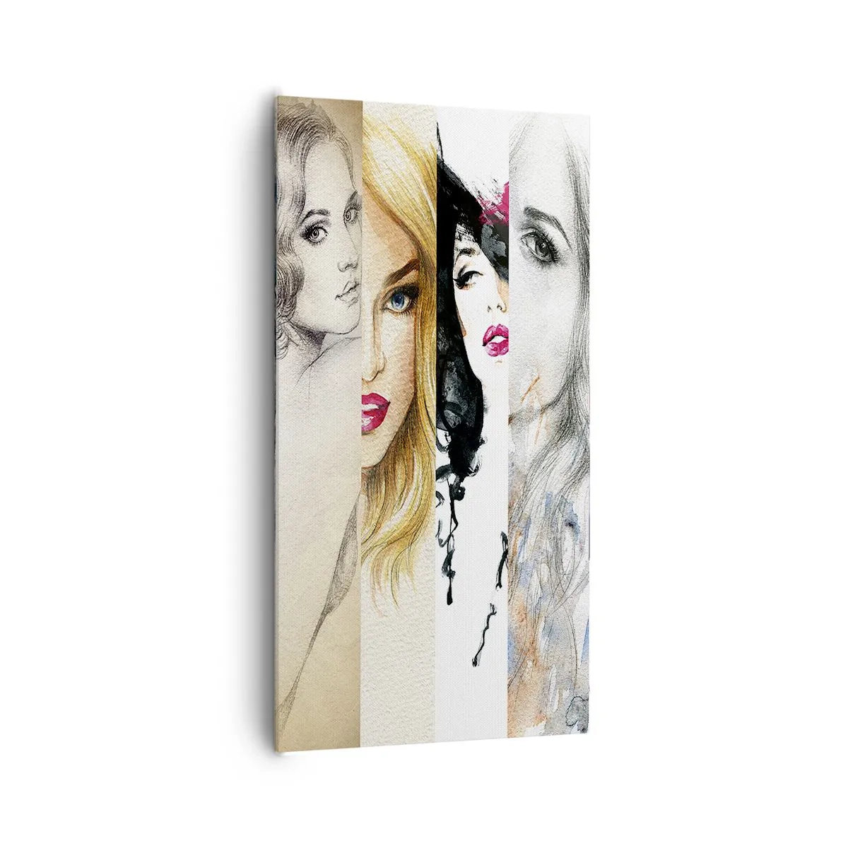 Bild auf Leinwand - Leinwandbild - Und es ist immer DU - 65x120 cm