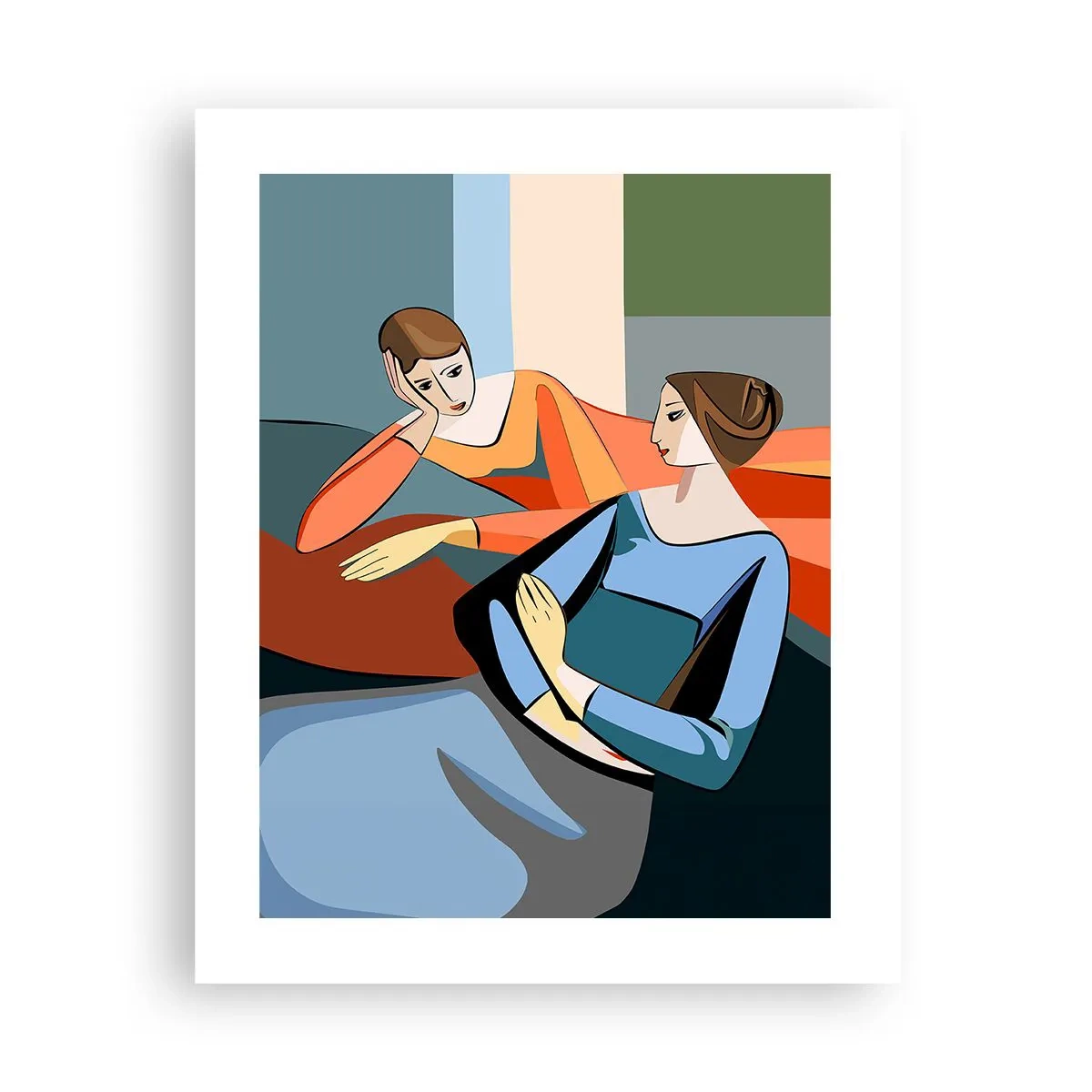 Poster - Moment der Zuversicht - 40x50 cm