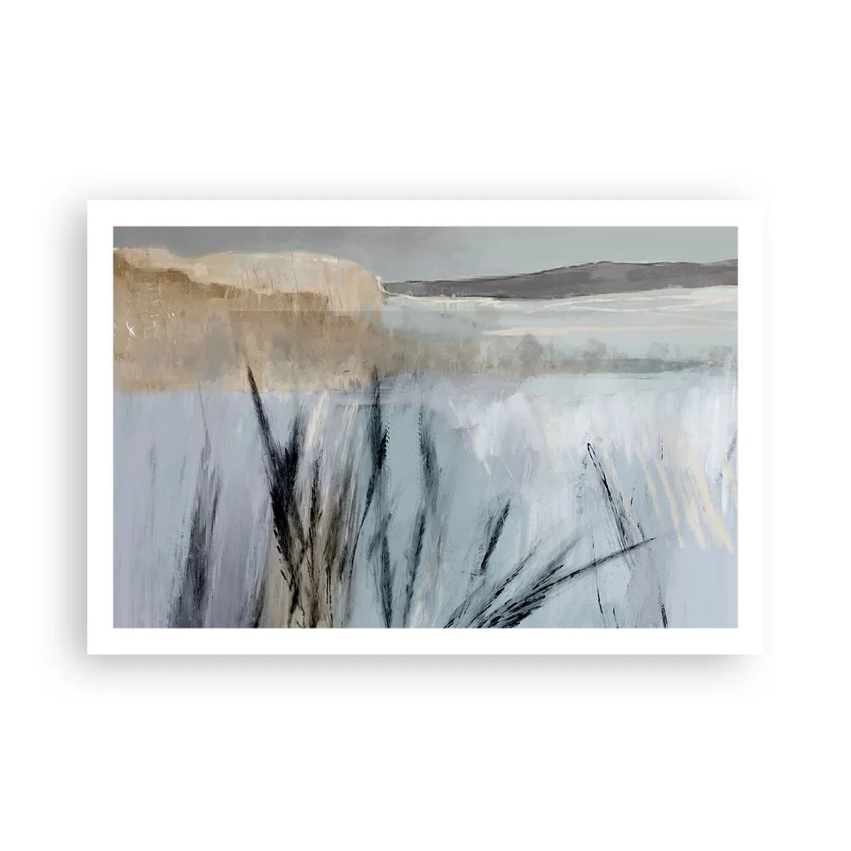 Poster - Winterfelder - 91x61 cm