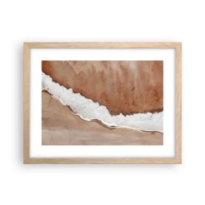 Poster in einem Rahmen aus heller Eiche - In Farben der Erde - 40x30 cm