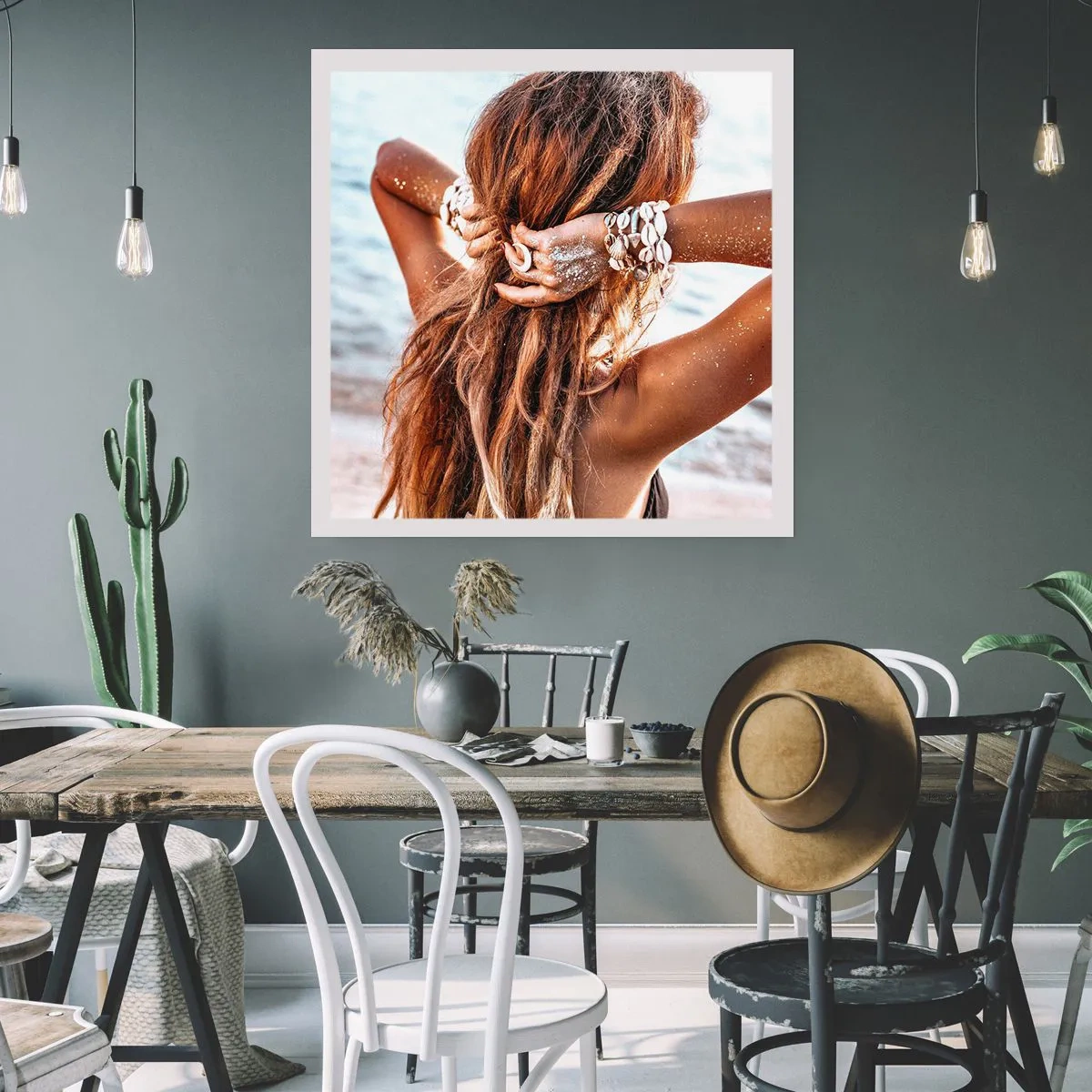 Poster - Eine Schwester von Wasser und Sonne - 40x40 cm