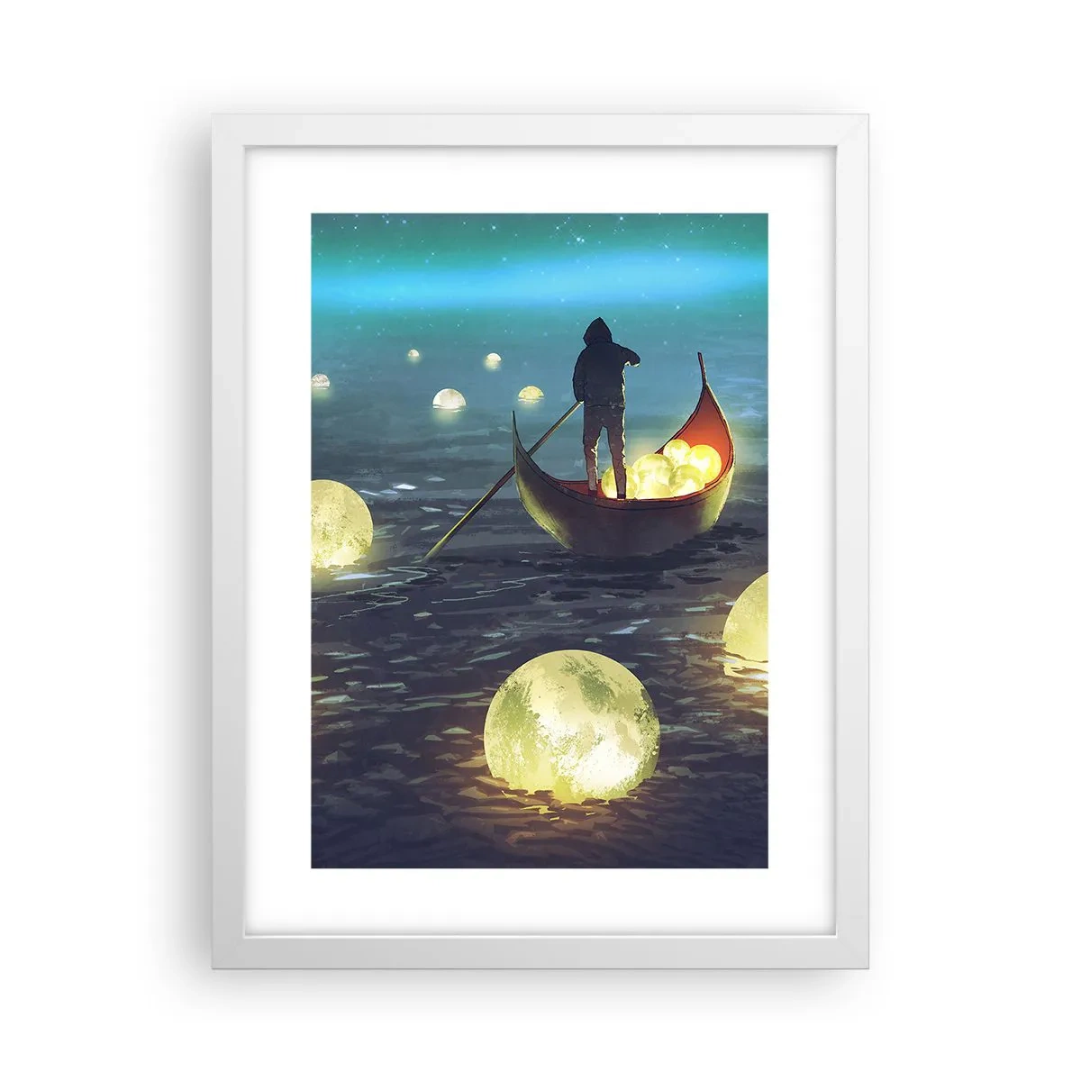 Poster in einem weißen Rahmen - Dinge, von denen Philosophen nie geträumt haben - 30x40 cm