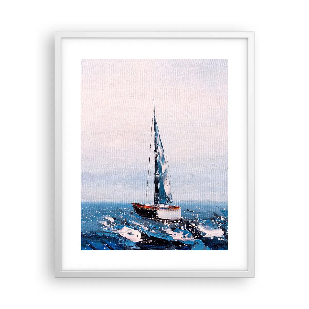 Poster in einem weißen Rahmen - Bruderschaft des Windes - 40x50 cm