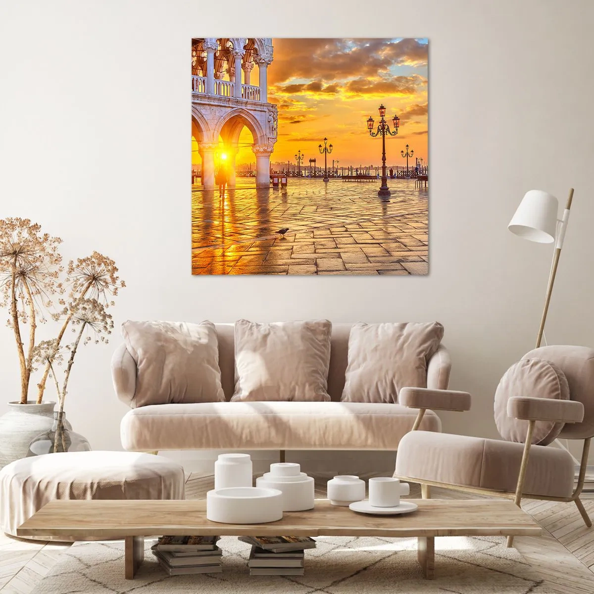 Bild auf Leinwand - Leinwandbild - Wo sind alle? - 30x30 cm