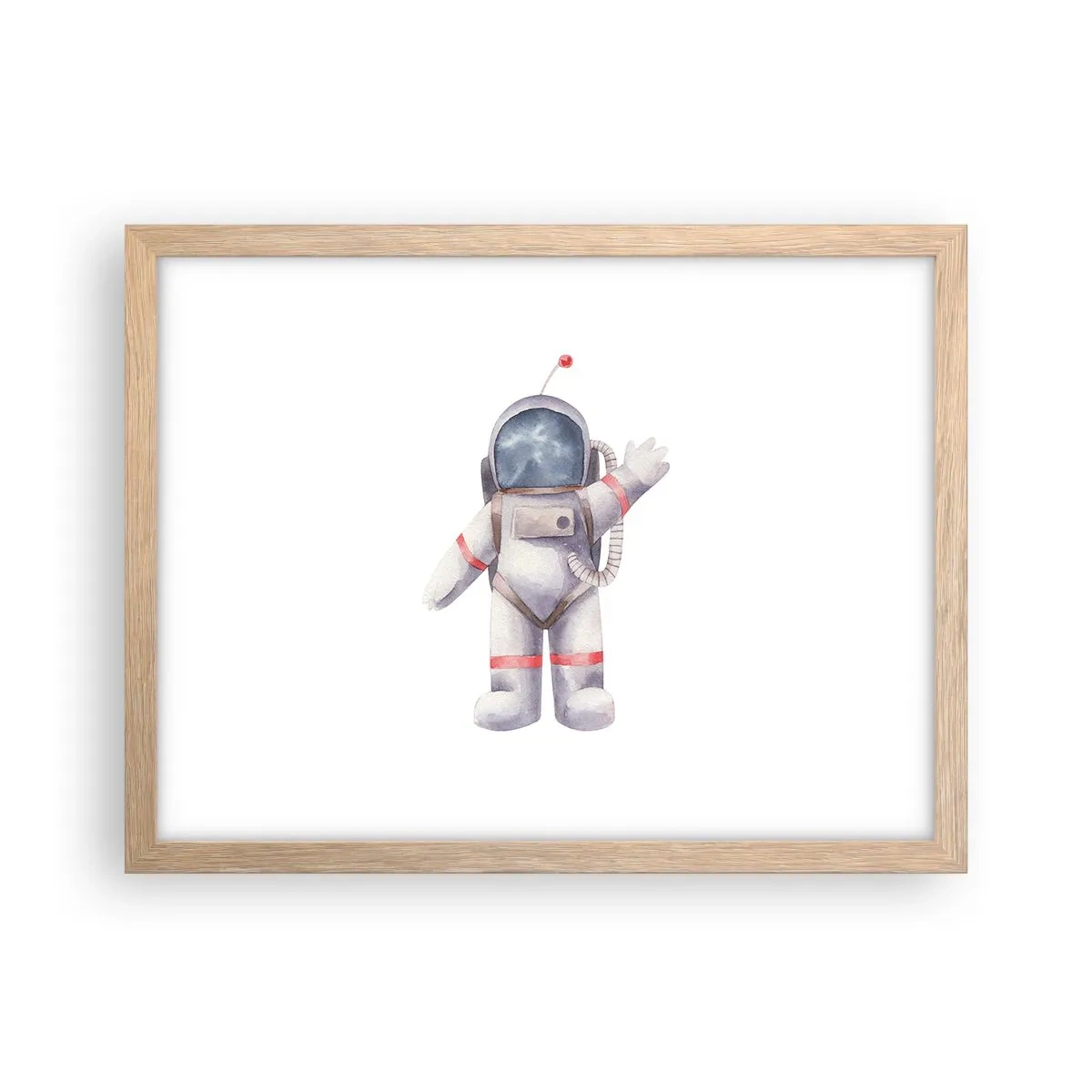 Poster in einem Rahmen aus heller Eiche - Bis dann! - 40x30 cm