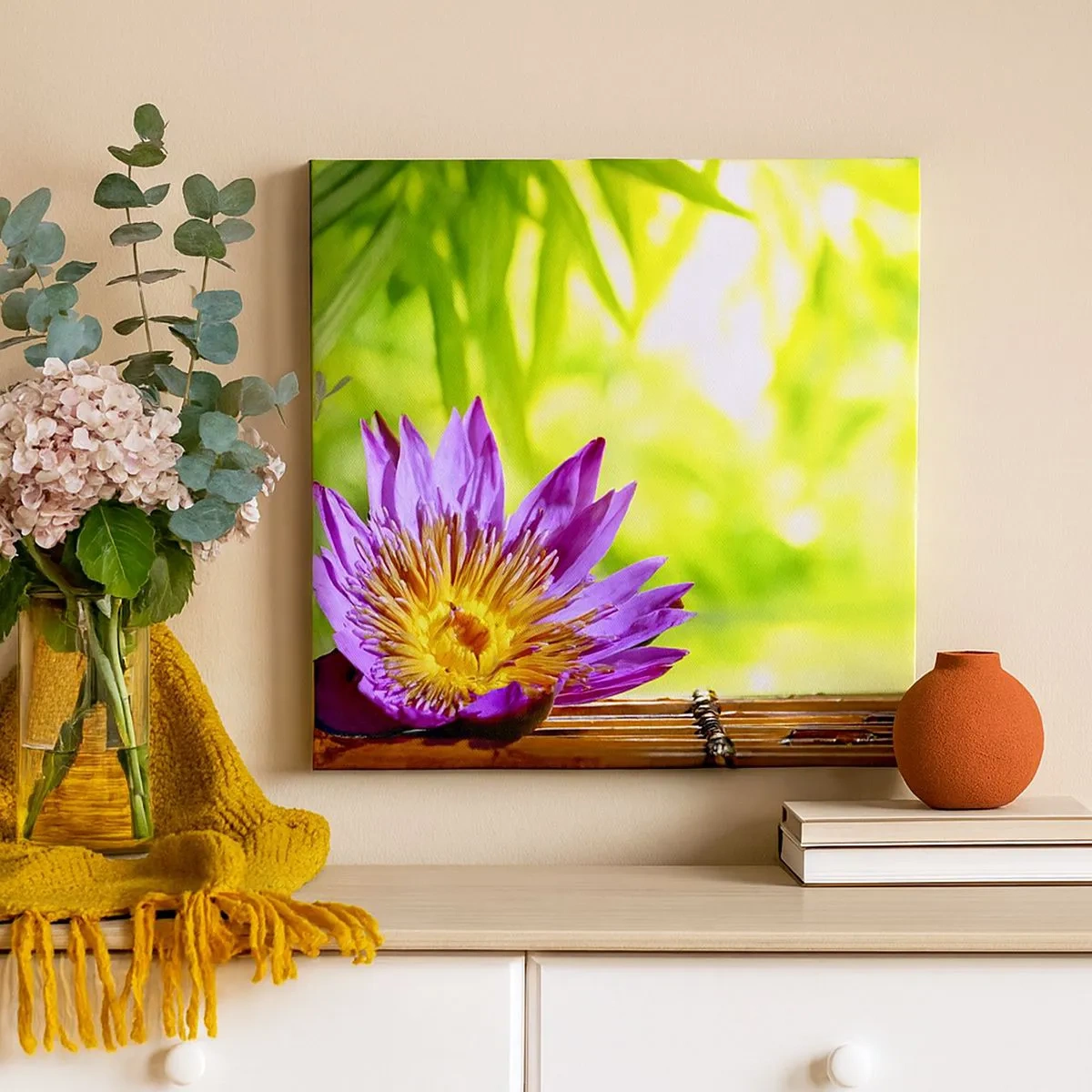 Bild auf Leinwand - Leinwandbild - In der asiatischen Sonne - 30x30 cm