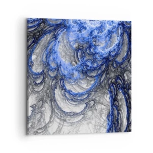 Bild auf Leinwand - Leinwandbild - Die Geburt einer Welle - 70x70 cm